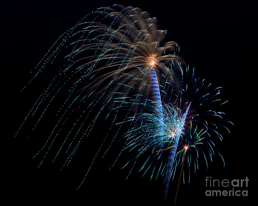 RVR Fireworks 2013 #27 Photograph by Mark Dodd