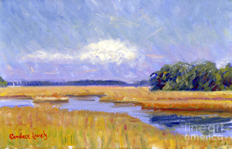 278 Autumn Marsh Painting by Candace Lovely