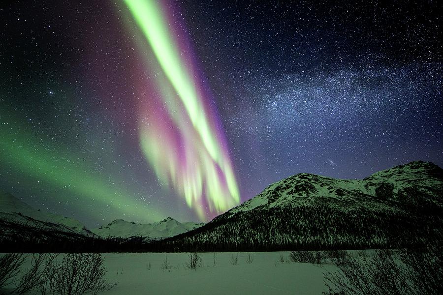 Aurora Borealis In Alaska #28 Photograph by Chris Madeley