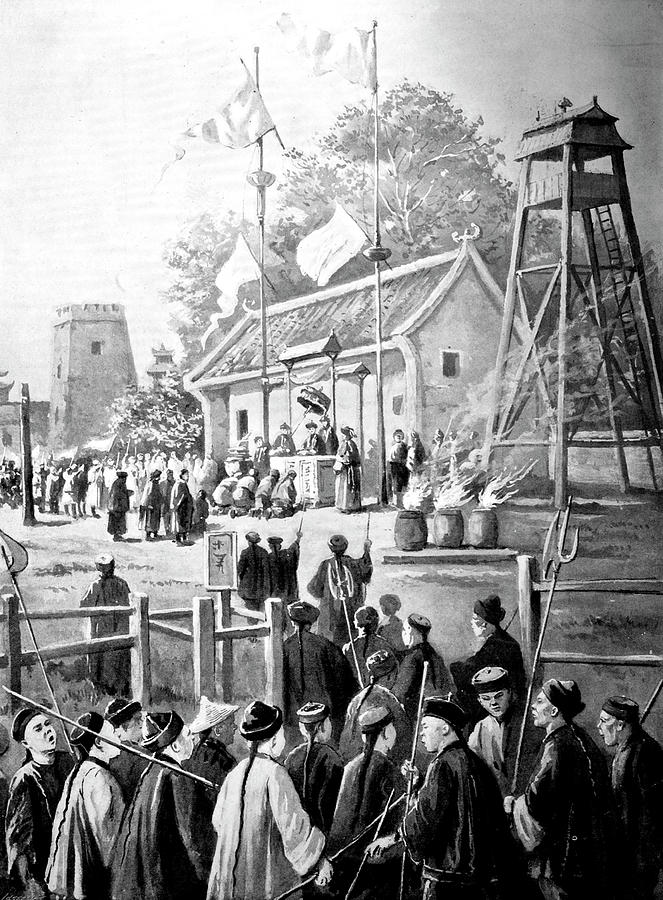 China Boxer Rebellion #28 Drawing by Granger
