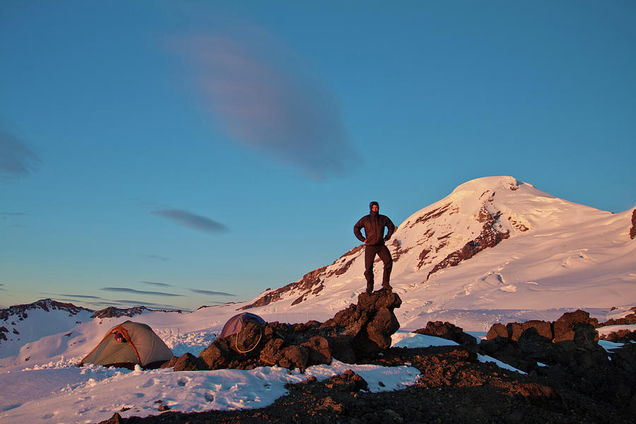 Climbing Mount Baker Photograph by Christopher Kimmel Fine Art America