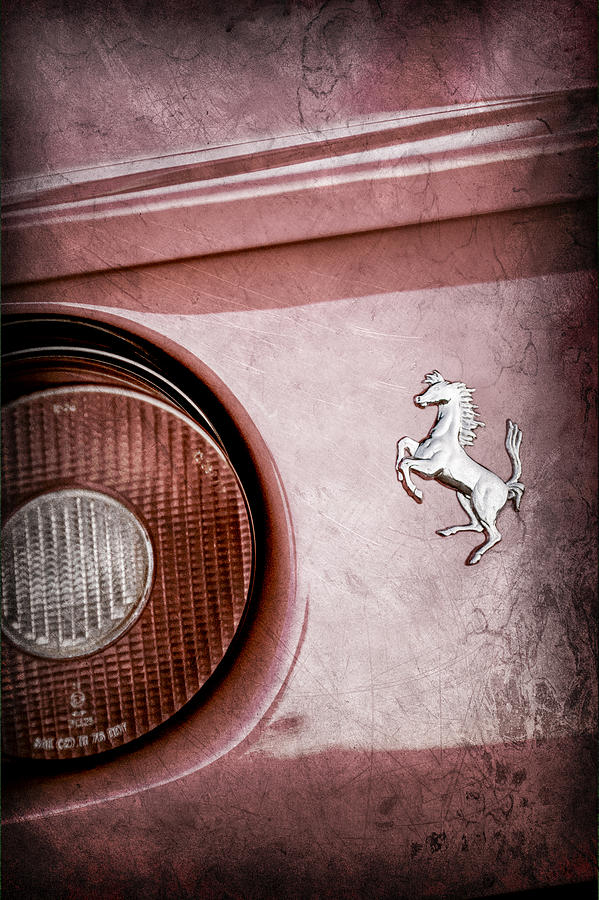 Ferrari Emblem #28 Photograph by Jill Reger