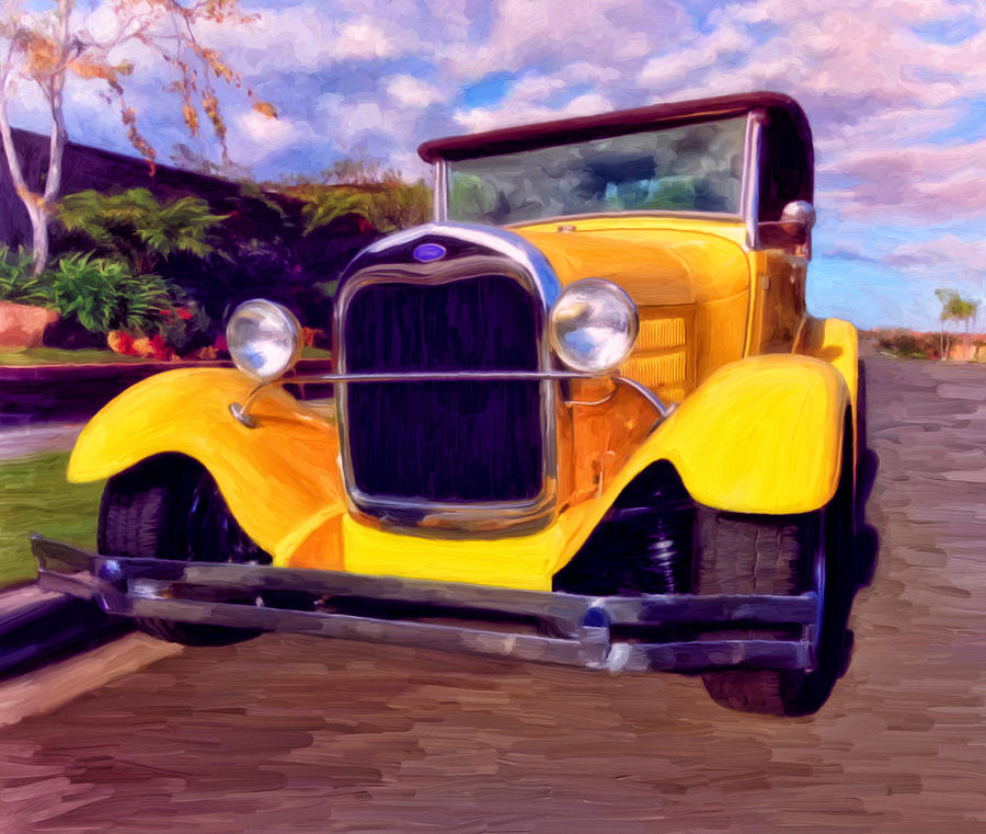 28 Ford Pick Up #28 Painting by Michael Pickett