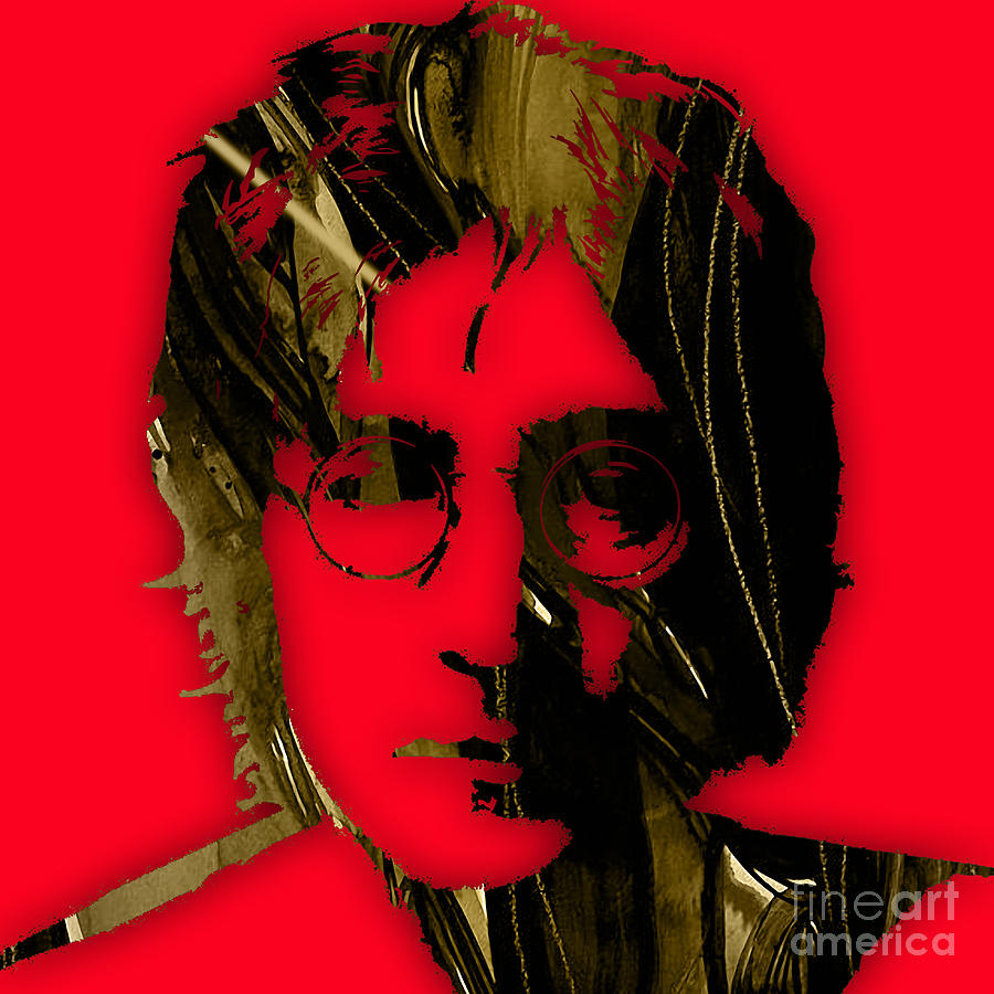 John Lennon Collection Mixed Media by Marvin Blaine - Fine Art America