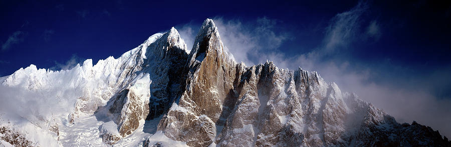 Panoramic Of High Mountain Peaks #28 Photograph By Mario Colonel - Fine 