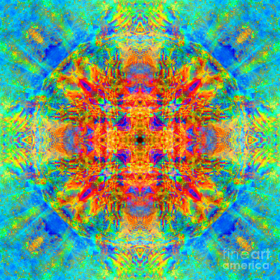 Rainbow Light Mandala Digital Art by Susan Bloom | Pixels