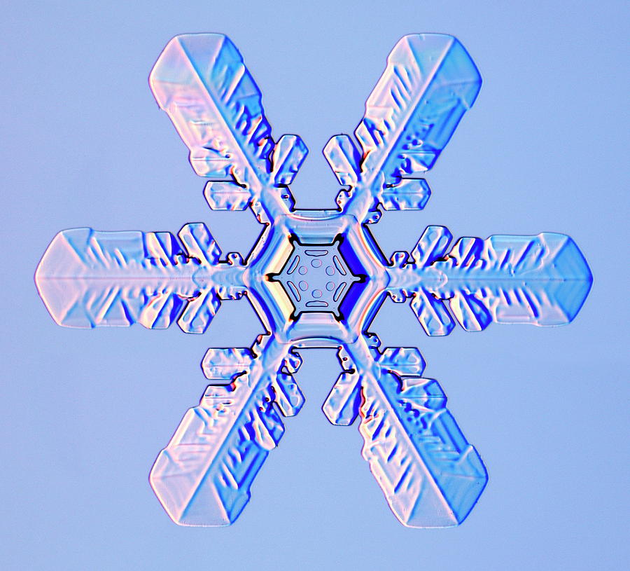 Snowflake #28 Photograph by Kenneth Libbrecht/science Photo Library