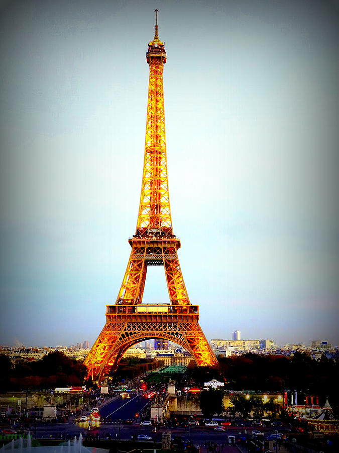 The Many Faces Of The Eiffel Tower in Paris France Photograph by Rick ...