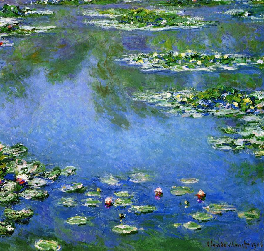 Claude Monet Painting - Water Lilies #28 by Claude Monet