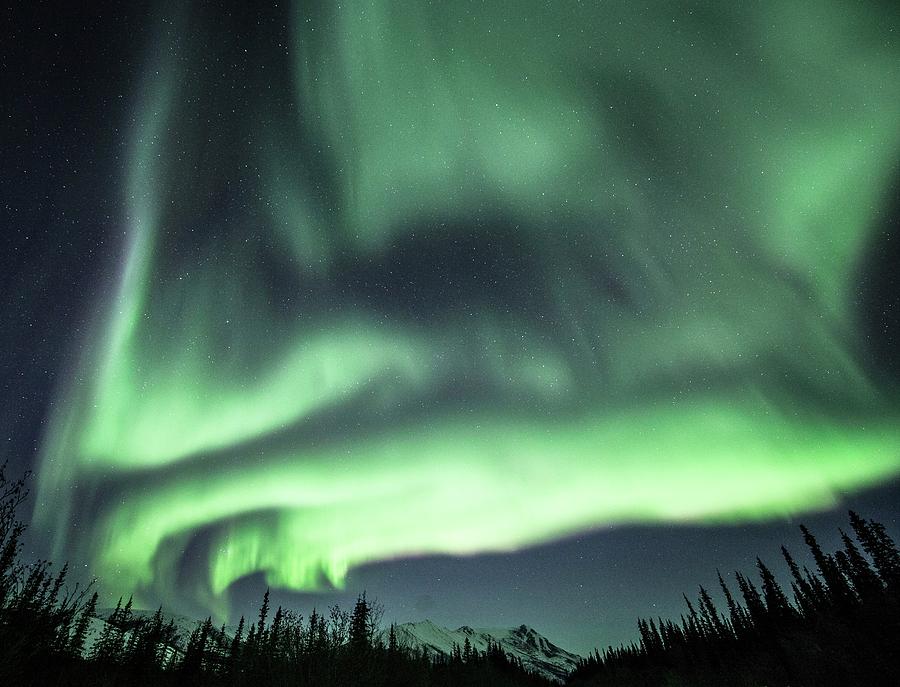 Aurora Borealis In Alaska #29 Photograph by Chris Madeley
