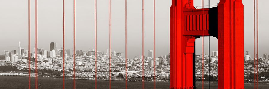 Golden Gate Bridge #29 Photograph by Songquan Deng