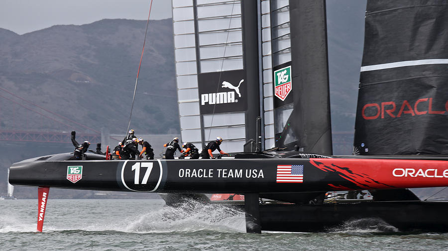 San Francisco Photograph - Oracle Americas Cup #15 by Steven Lapkin