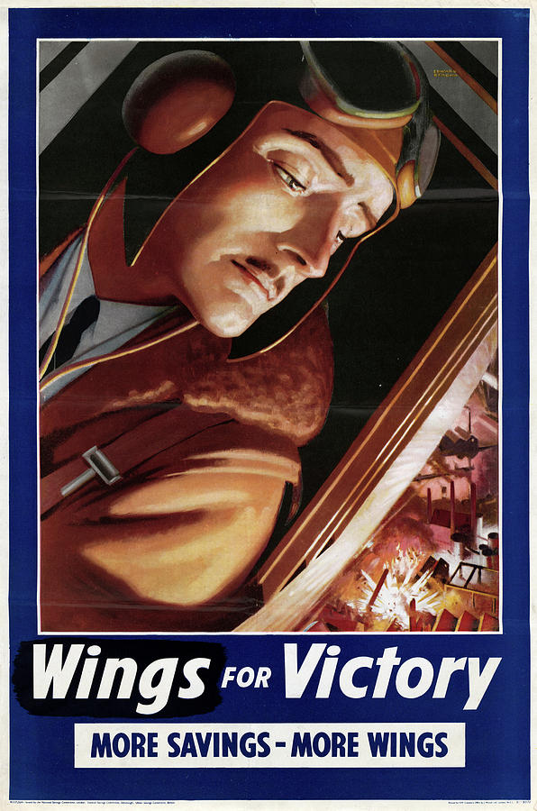 1940s Drawing - Wwii Poster, C1943 by Granger 1940s Drawing - Wwii Poster, C1943 by Granger
