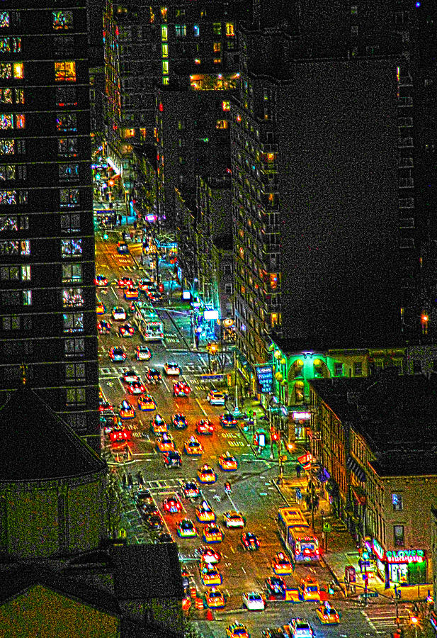 Rush Hour Movie Photograph - 2nd Avenue by Frank Savarese
