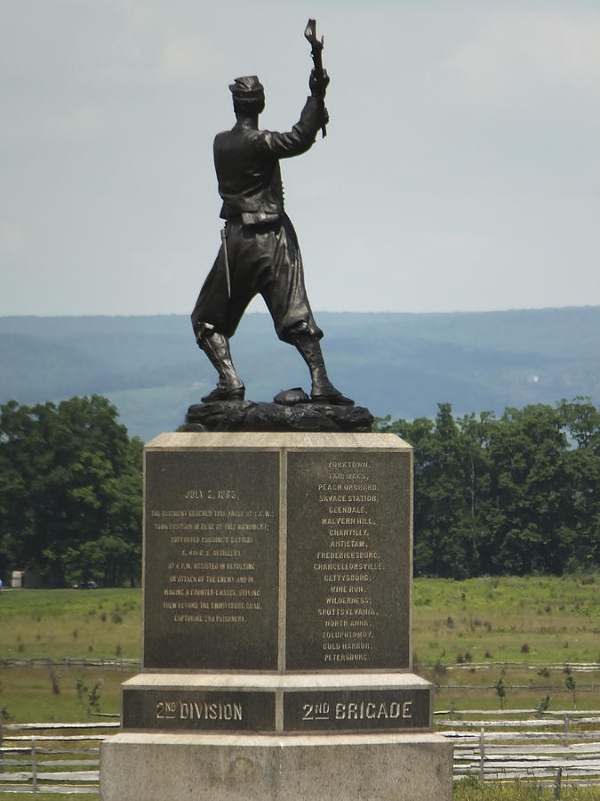 2nd Division Statue At Gettysburg Photograph By Steve Samples