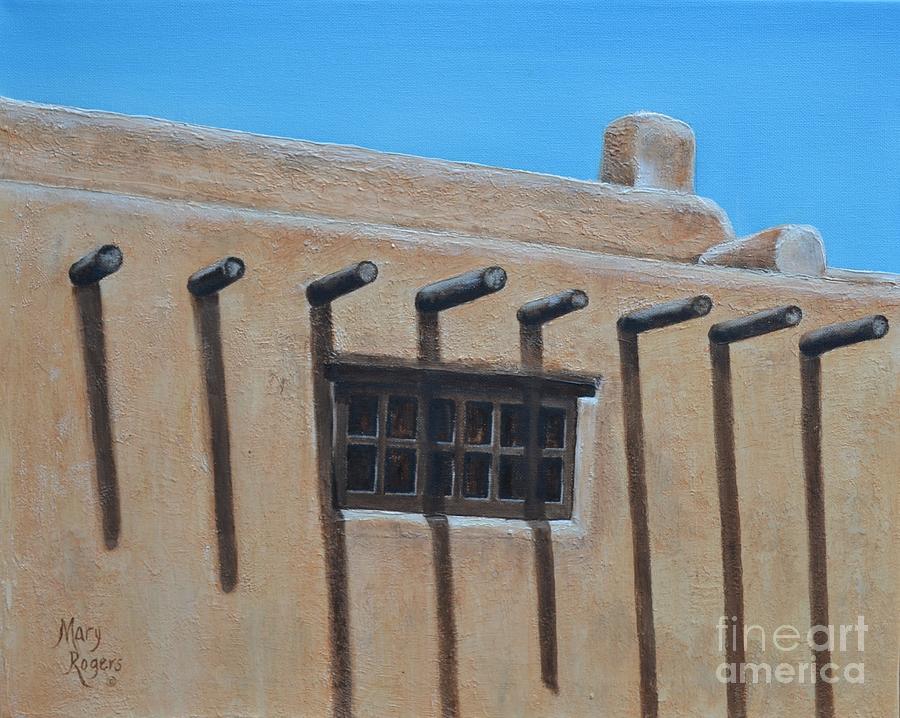 Architecture Painting - 2nd Floor Window by Mary Rogers