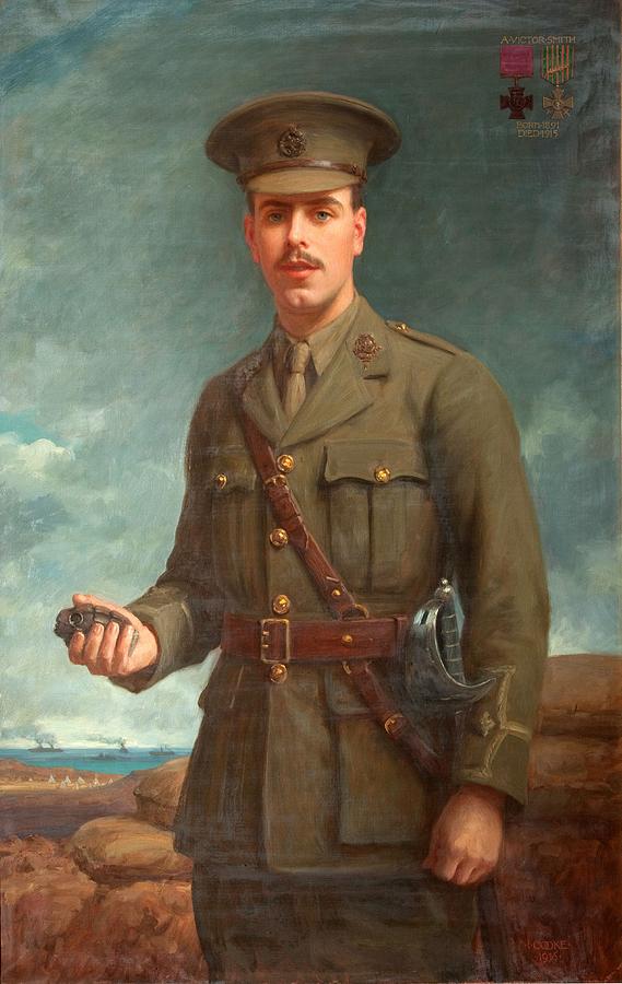 Turkey Painting - 2nd Lieutenant Alfred Victor Smith, Vc by Isaac Cooke