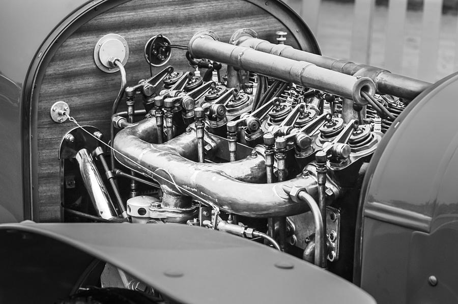 1910 Benz 22-80 Prinz Heinrich Renn Wagen Engine #3 Photograph by Jill Reger