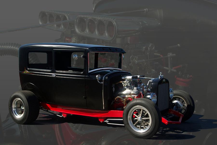 1931 Ford Model A Sedan Hot Rod Photograph by Tim McCullough