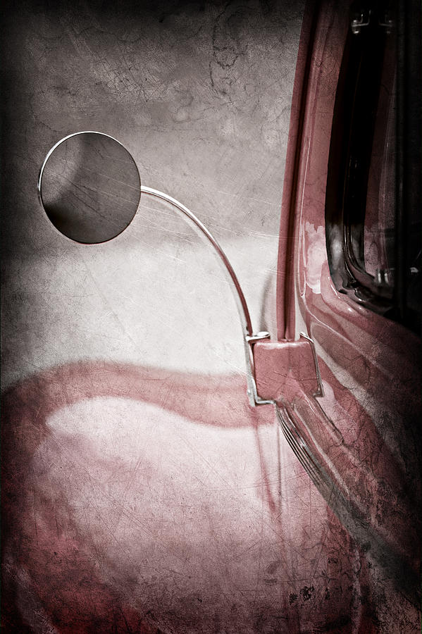 1940 Ford Deluxe Coupe Rear View Mirror #3 Photograph by Jill Reger