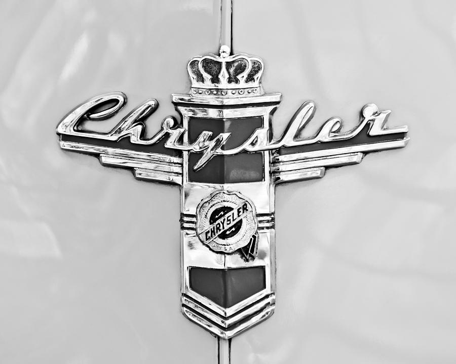 1948 Chrysler Town and Country Sedan Emblem #3 Photograph by Jill Reger