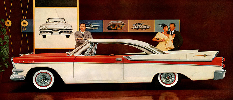 Car Photograph - 1950s Usa Plymouth Magazine Advert #3 by The Advertising Archives