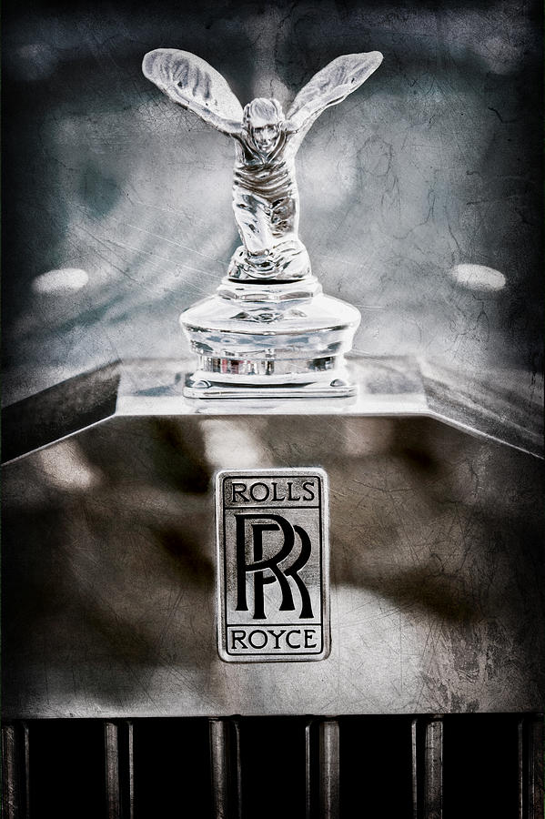 1952 Rolls-Royce Hood Ornament #3 Photograph by Jill Reger