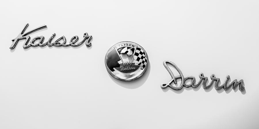 1954 Kaiser-Darrin Roadster Emblem #3 Photograph by Jill Reger