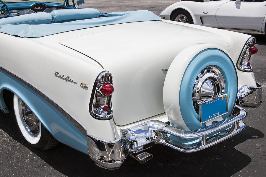1956 Chevrolet Bel Air Convertible #3 Photograph by Rich Franco
