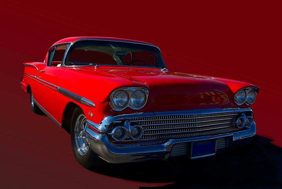1958 Chevrolet Impala #3 Photograph by Tim McCullough