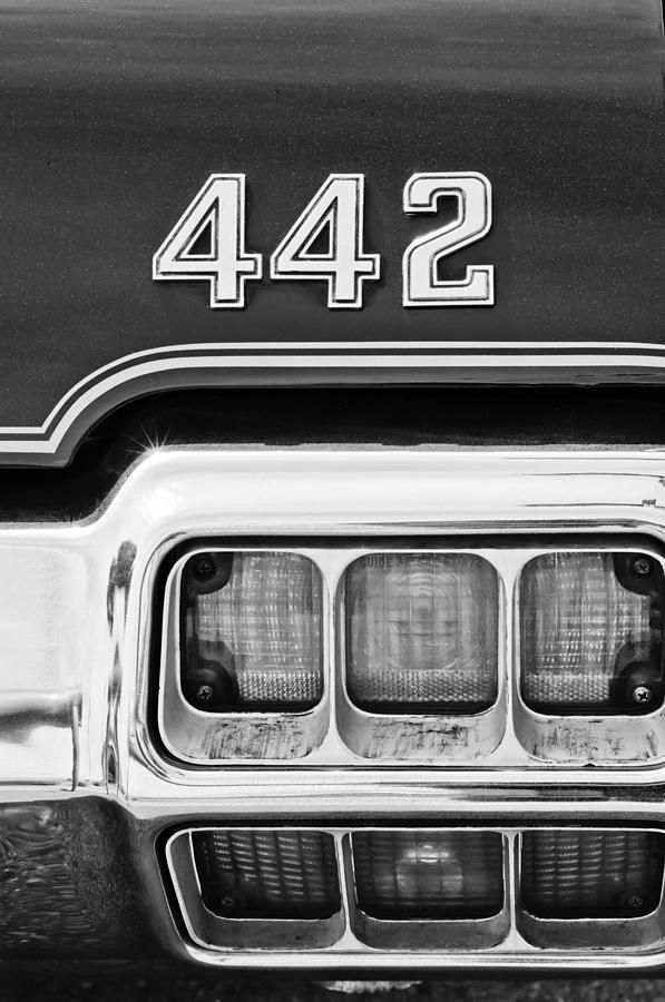 1972 Oldsmobile 442 Taillight Emblem #3 Photograph by Jill Reger