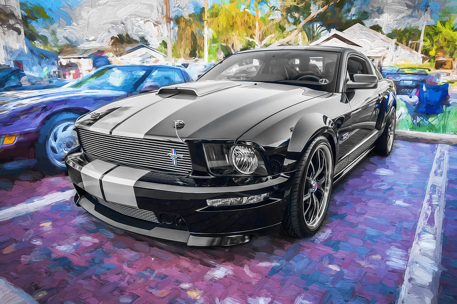 2007 Ford Mustang Shelby GT Painted  #3 Photograph by Rich Franco