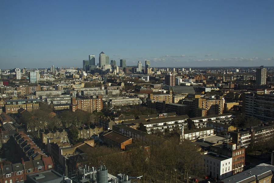 2013 Docklands London Skyline #3 Photograph by David French