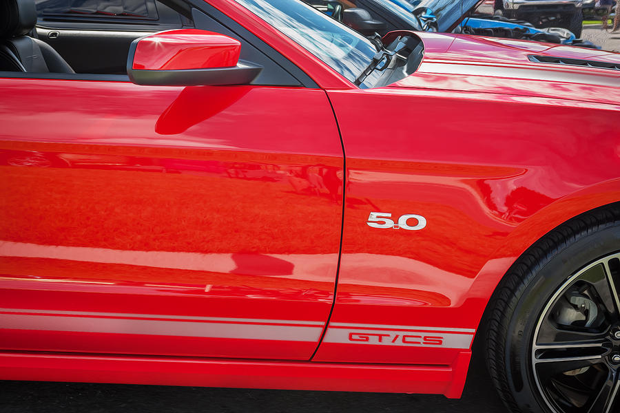 2013 Ford Mustang GT CS Painted  #3 Photograph by Rich Franco