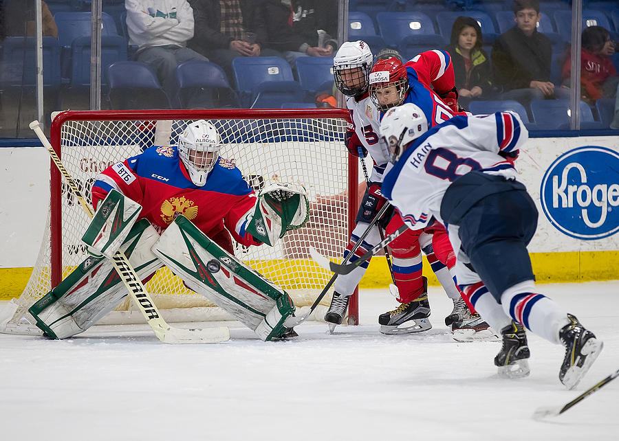 2018 Under-18 Five Nations Tournament - Russia v USA #3 Photograph by Dave Reginek