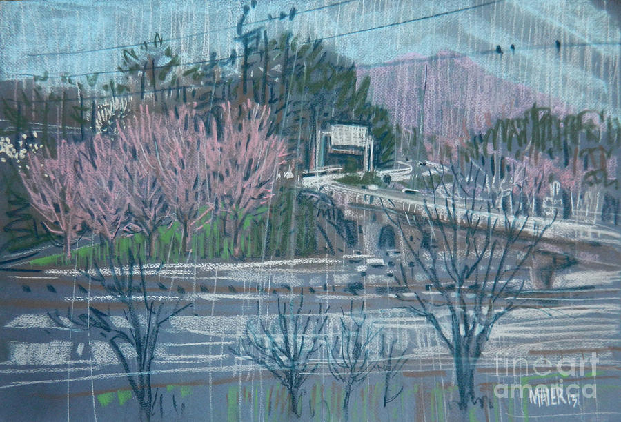 75 Overpass Painting by Donald Maier
