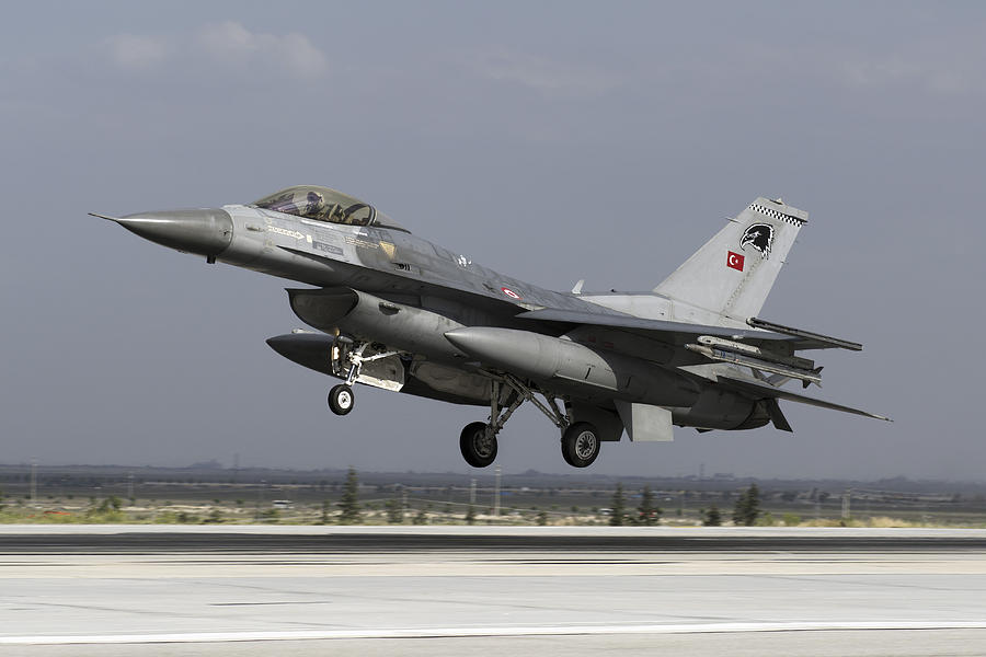 A Turkish Air Force F-16c Fighting Photograph