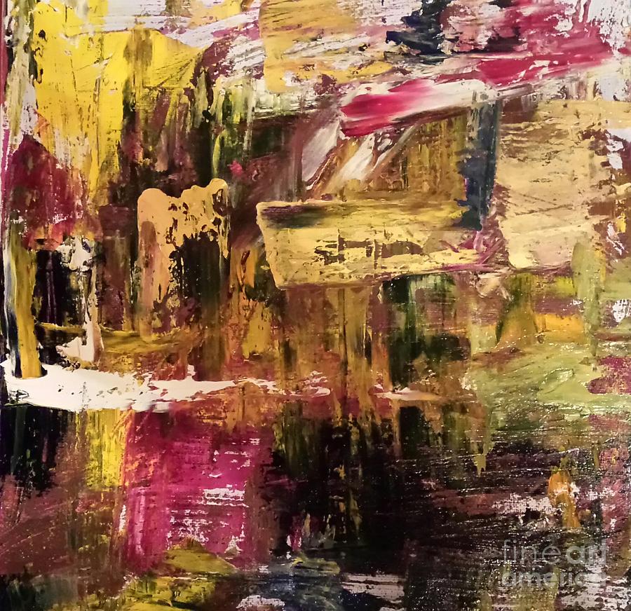 Abstract Series The Journey #3 Painting by Sherry Harradence