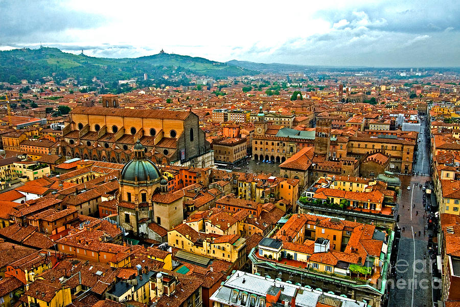 Aerial Of Bologna, Italy #3 Photograph by Tim Holt