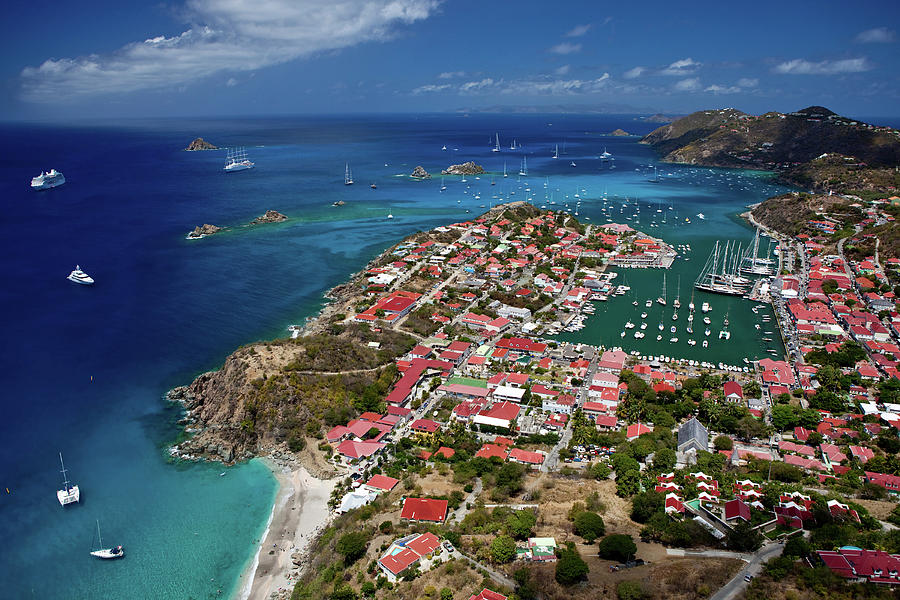 Aerial View Of Houses On An Island Photograph by Panoramic Images ...