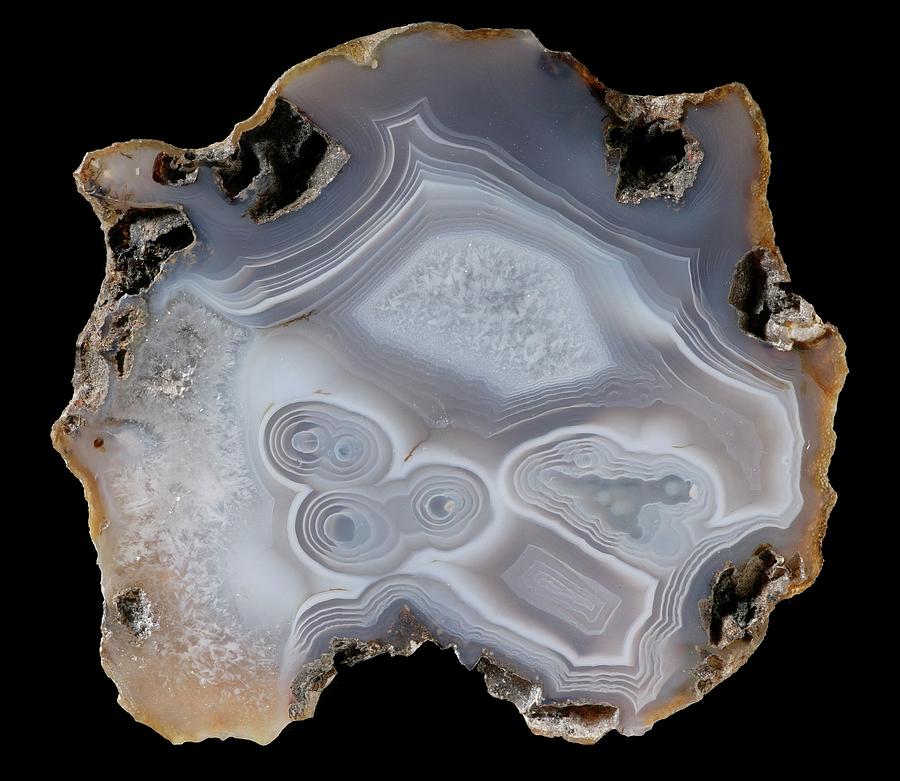 Agate #3 Photograph by Natural History Museum, London/science Photo Library