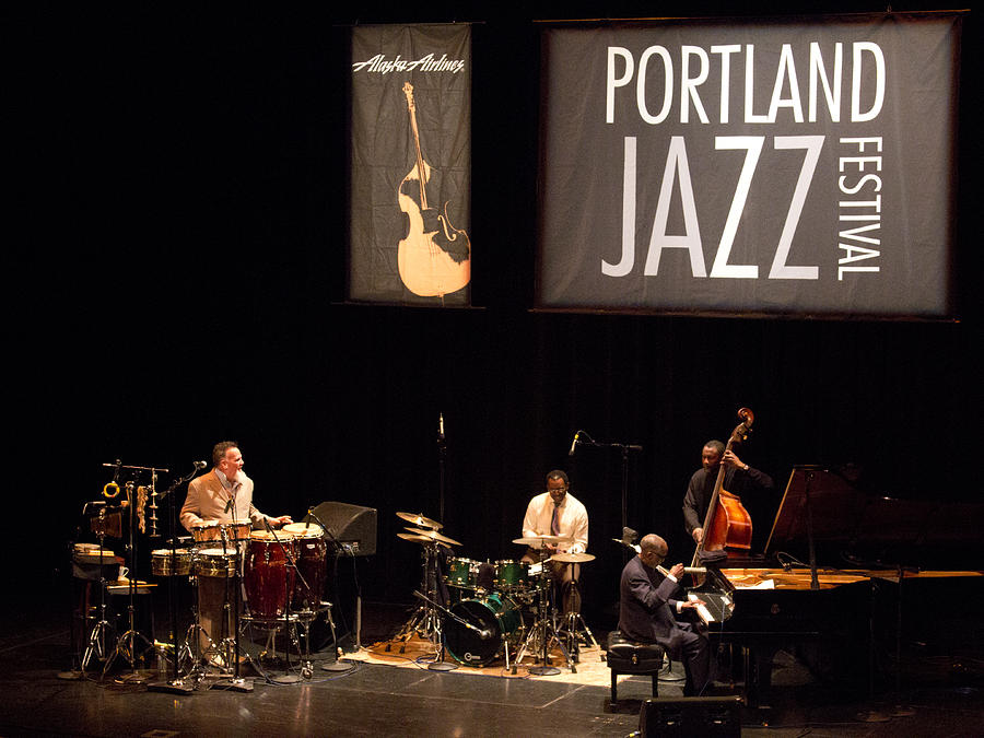 3 Ahmad Jamal Pdx Jazz Fest 21feb14 Photograph by Lee Santa