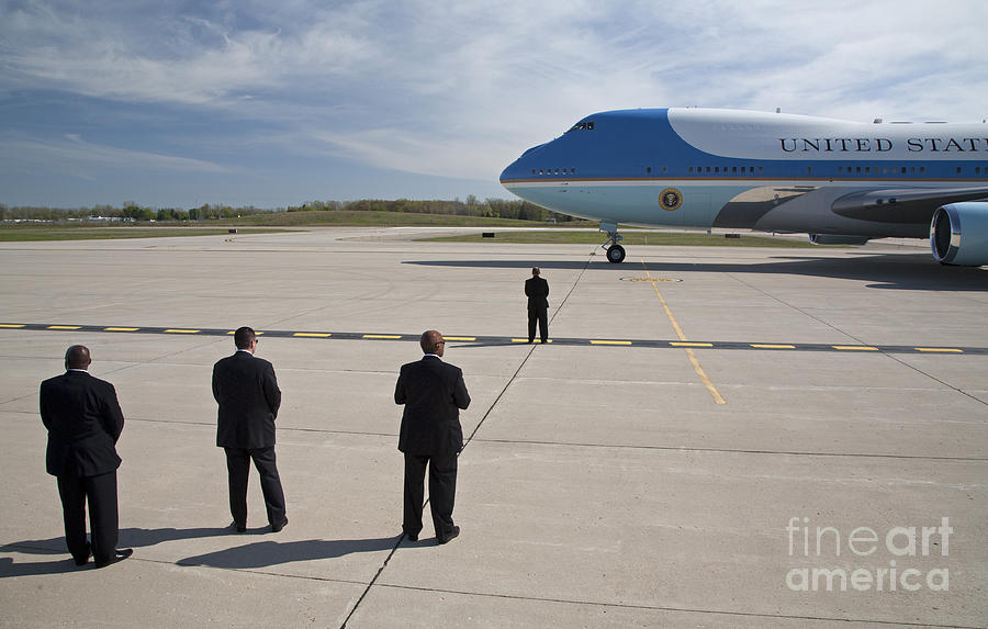 Air Force One #3 Photograph by Jim West