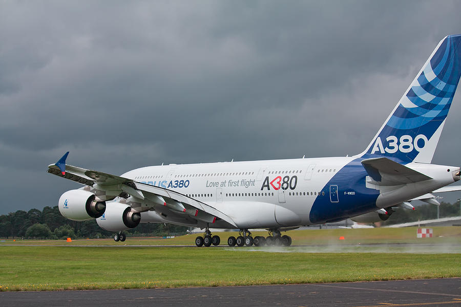 Airbus A380 Photograph by Shirley Mitchell