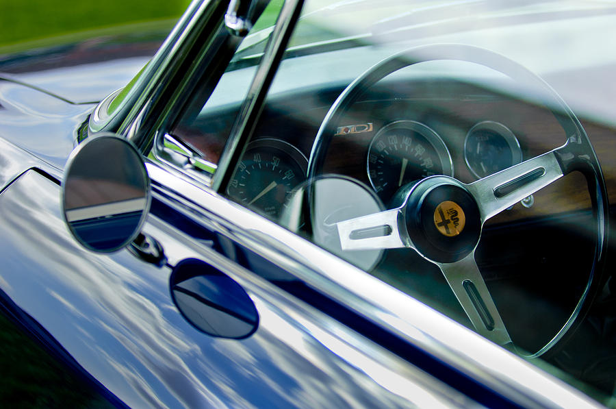 Alfa Romeo Steering Wheel #3 Photograph by Jill Reger