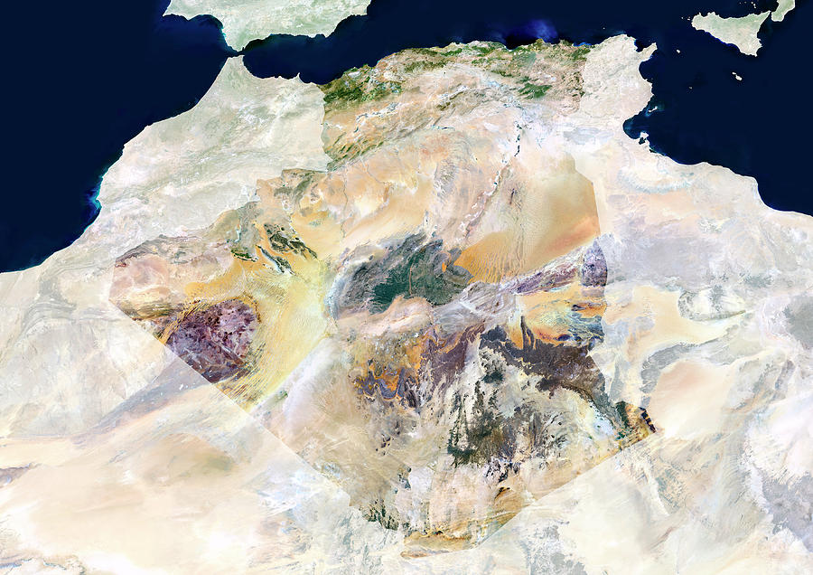 Algeria #3 Photograph by Planetobserver/science Photo Library