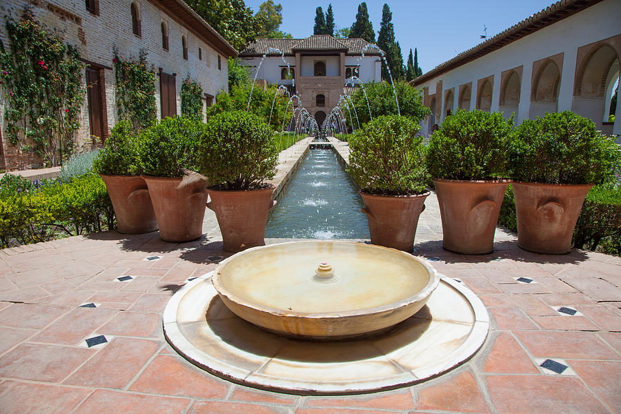 Ambra Photograph - Alhambra #3 by Angel Sosa