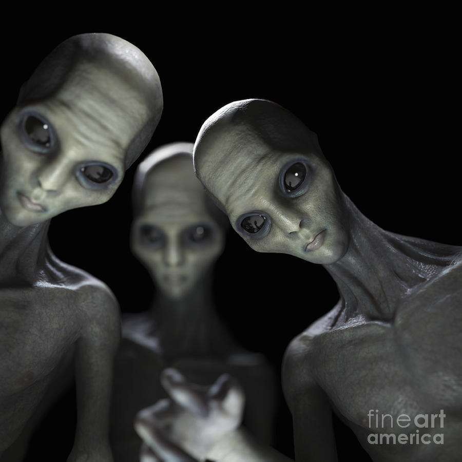 Alien Photograph - Alien Abduction #3 by Science Picture Co