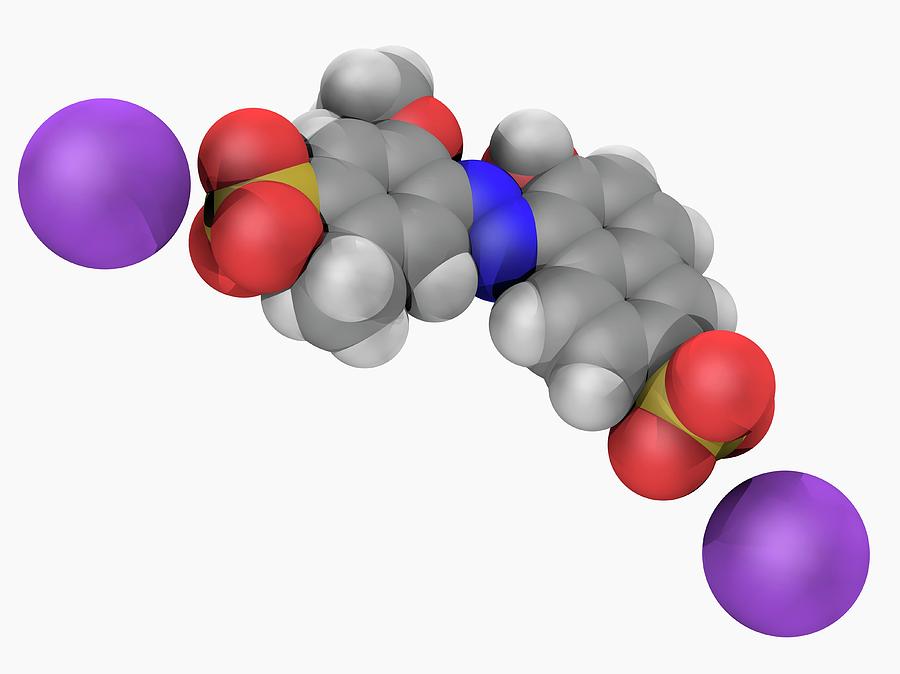 Allura Red Ac Molecule #3 by Laguna Design/science Photo Library