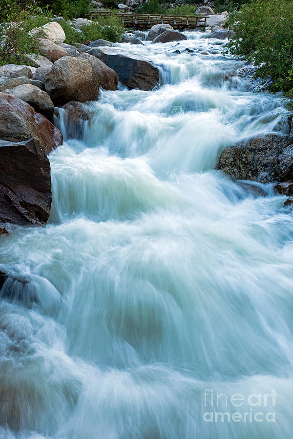 Alluvial Fan Falls on Roaring River in Rocky Mountain National Park #3 Photograph by Fred Stearns